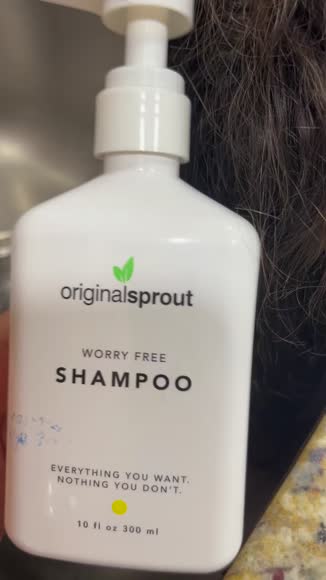 Video review of Original Sprout Original Sprout Worry Free Shampoo, 100% Vegan, Vanilla and Citrus scented  by zahily2002