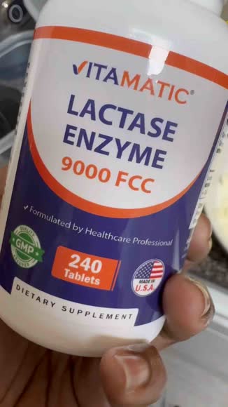 Video review of Vitamatic Lactase Enzyme 9000 FCC- 240  Tablets- For Digestive & Gut Health  by 6549432a4fdfa5de3e787323