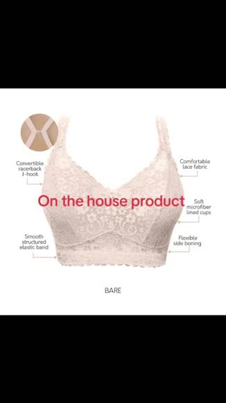 Video review of PARFAIT Adriana Wire-Free Lace Bralette  by 675a271e19d3c73e6d722728