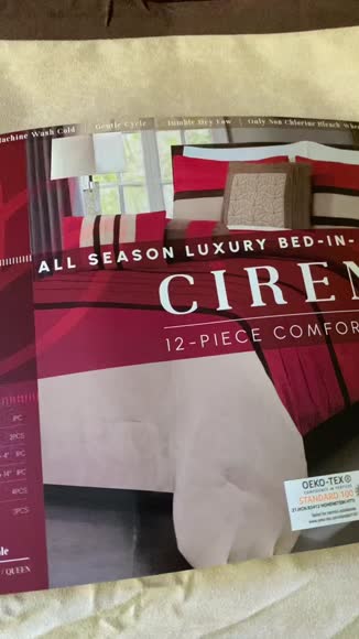 Video review of Elegant Comfort Elegant Comfort 12-Piece Cirena Micro suede Comforter Set  by 675a271e19d3c73e6d722728