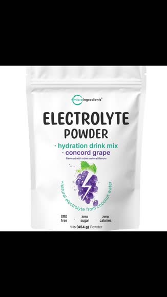 Video review of Micro Ingredients Hydration Electrolytes Powder For Ultimate Replenishment  by 678c69d6c54f75ecb4ffcffc