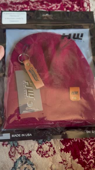 Video review of HW HAAKWEAR Made in USA Theta-Stitch Cuffed Beanie / winter hat / Skully   by 681facc45f3a5124be147912