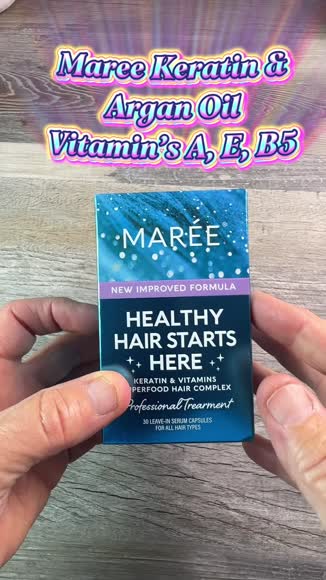 Video review of Maree Oil Capsules for Frizzy Hair  by 67a36a6c661b9b9a52314422