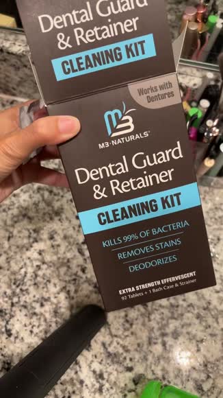 Video review of M3 Naturals Dental Guard & Retainer Cleaning Kit  by 6789e9bf37ad8727d1c5bf23