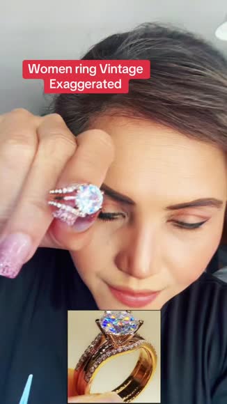 Video review of Your Wear Vibes Women's Ring Vintage Exaggerated Simple Women's Ring  by 