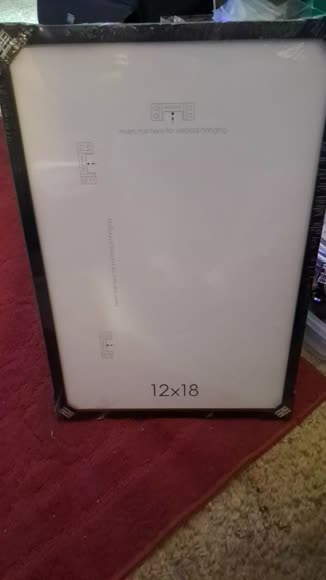 Video review of Haus and Hues Black Standard Oak Wood Picture Frame  by 68586f8a7eca38019444ef5e