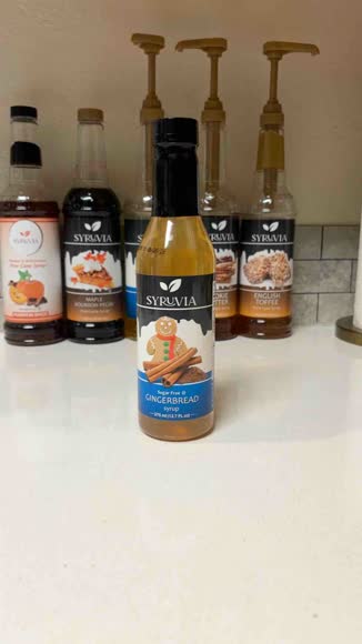 Video review of Syruvia Sugar-Free Gingerbread Syrup  by 632fd0dfc52e0e22d7ceb85f