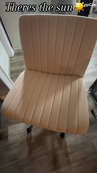 Video review of JOYFINITY Viral Criss Cross-Legged Chair With Wheels, Over Size Armless Swivel  by 671cf1bde1ccffc35a40b0bb