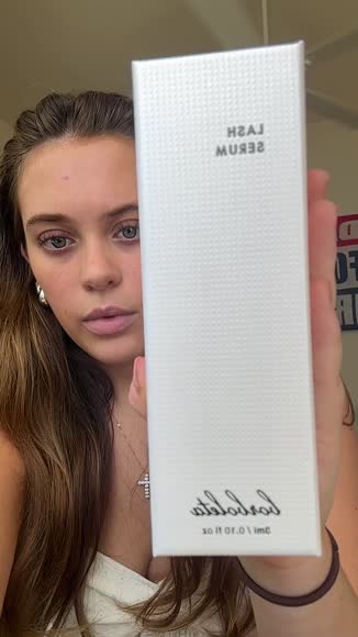 Video review of Borboleta Beauty Lash Serum For Longer, Thicker, and Fuller Looking Eyelashes - (Full Size, 3 Month Supply)  by ellahrockstar