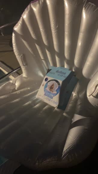 Video review of Plantoria Pure Pool Candy Giant Oyster Shell Lounge With Glitter Pearl Beach Ball  by 679fcb3dd806838fc4f869b1