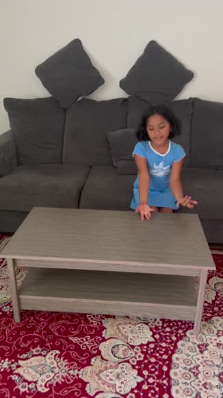 Video review of Sunnydaze Classic Coffee Table With Lower Shelf  by 68139815627f74ec0d83a061