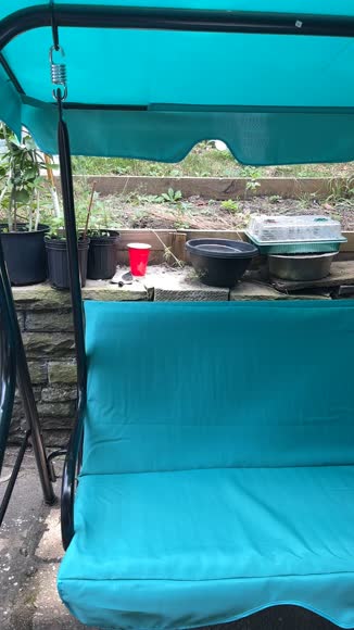 Video review of Directdeals 3 Seat Outdoor Patio Canopy Swing With Cushioned Steel Frame  by 67600c8ae41ed5b930ae72bd