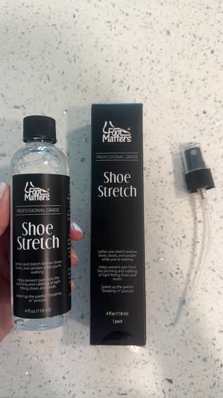 Video review of JobSite FootMatters Professional Shoe Stretch Spray  by 65791bfee20405631d50dcae