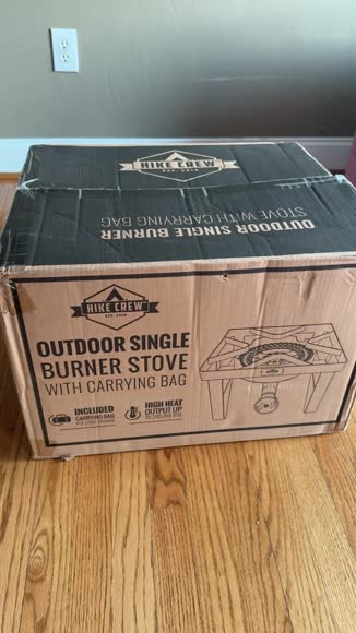 Video review of Hike Crew Cast Iron Portable Camping Stove, 220,000 BTU Single Burner Outdoor Camp Stove  by 67608871488a0bfe615bfd61