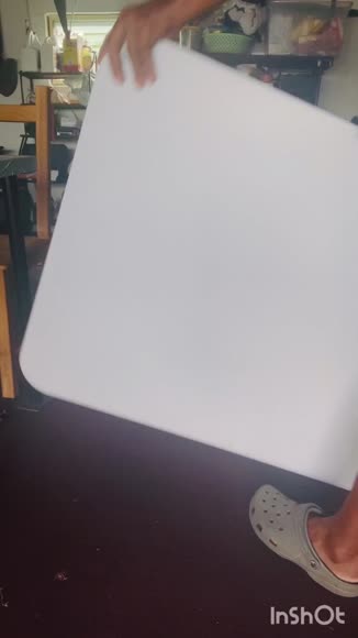 Video review of Linen Store Portable Folding Table With Lock & Carrying Handle  by 675b199f04036e089837862d