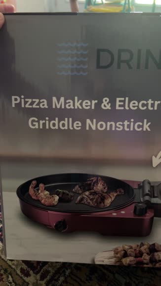 Video review of Drinkpod 12-Inch Pizza Maker & Electric Griddle – Nonstick  by 67730efc1c869d90fc78b2b8