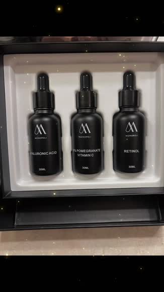 Video review of Monopoli Skin Vitamin C Serum for Face, Hyaluronic Acid, Retinol Serum for Face | Complete Skin Care Sets & Kits | Face Serum for Women Anti Aging | Anti-Aging Facial Skin Care Products  by 678d9bbc8150cfd08b7bac09