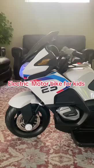 Video review of Gbruno Store 12V Kids Ride On Motorcycle Electric Motor Bike  by 675a271e19d3c73e6d722728