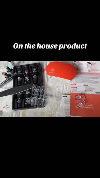 Video review of Modelones 6 Colors Poly Nail Gel Kit  by 6773014221649089351b2701