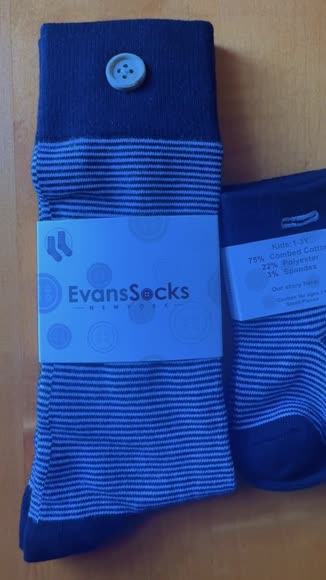 Video review of EvansSocks Pinstripe Dress Sock - Father & Son Pack  by 67f9c4d5ce227569e99da072