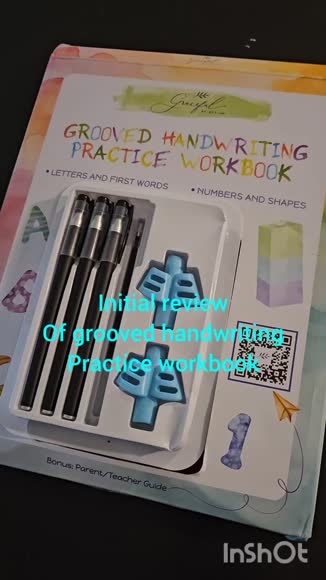 Video review of Grooved Learning Magic Grooved Reusable Handwriting Workbooks with Disappearing Ink Pens - Full Set  by 6799392d894563d02517c1d6