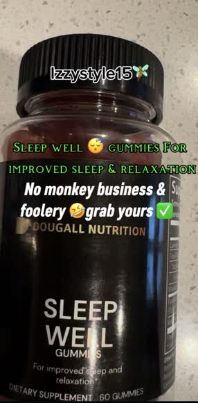 Video review of Dougall Nutrition Sleep Well Gummies (Adult)  by 678d595ee986182e6048b188