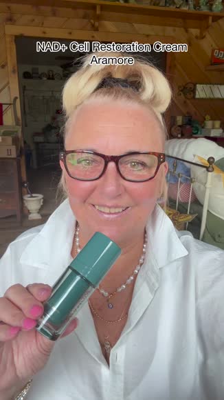 Video review of Aramore Skincare NAD+ Renewing Eye Cream  by 678499faffb9a4165f388f95