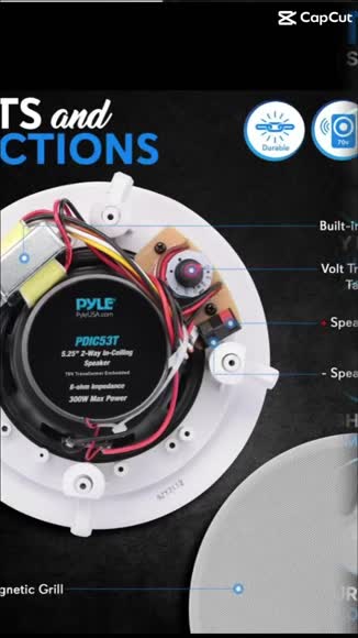 Video review of Pyle In-Wall / Ceiling Speakers  by beckainvests