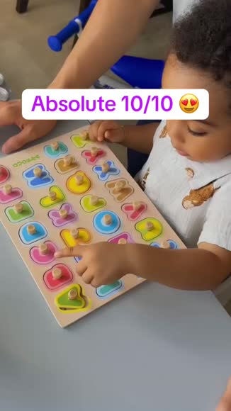 Video review of QUOKKA 8 Pack Educational Wooden Puzzles for Toddlers  by leonorafeury